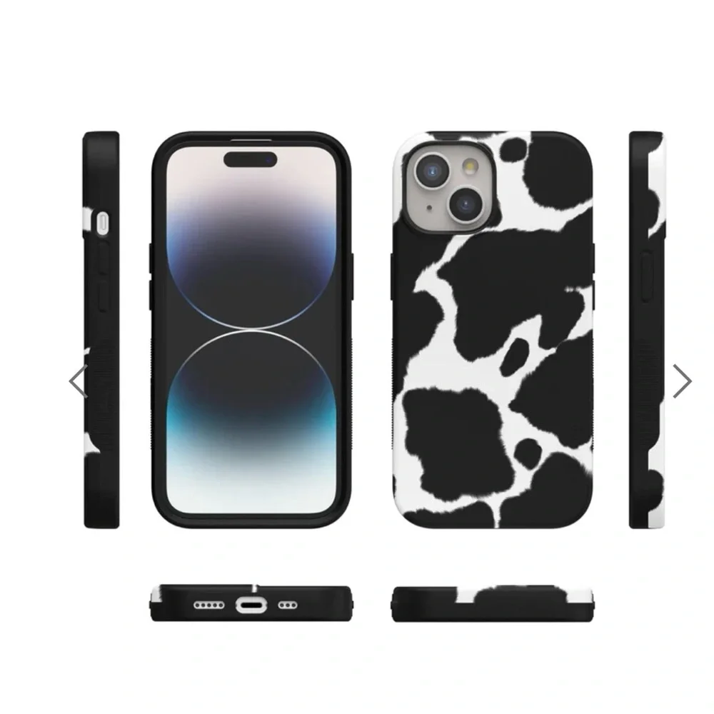 Casely Current MOOd Cow Print MagSafe Phone Case for iPhone 15 NIB